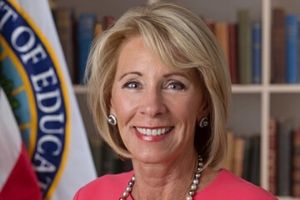 US Secretary of Education Betsy DeVos